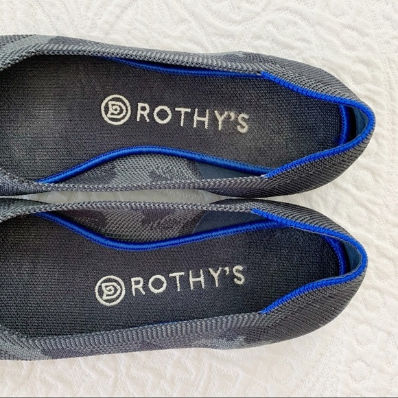 Rothy's Pointed-Toe Flats, Dark‎ Camo (Sz 8.5) - Picture 6 of 9